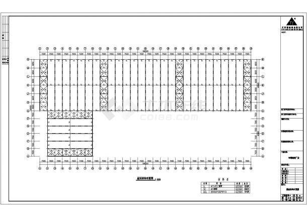 厂房设计_某标准现代公司9#厂房工程设计详细施工CAD图纸-图二