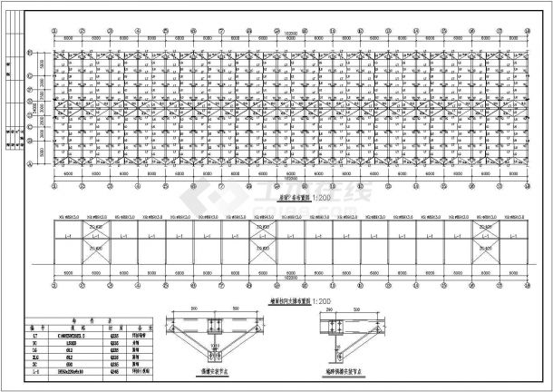 某标准现代门式钢架车间结构设计详细施工CAD图纸-图二