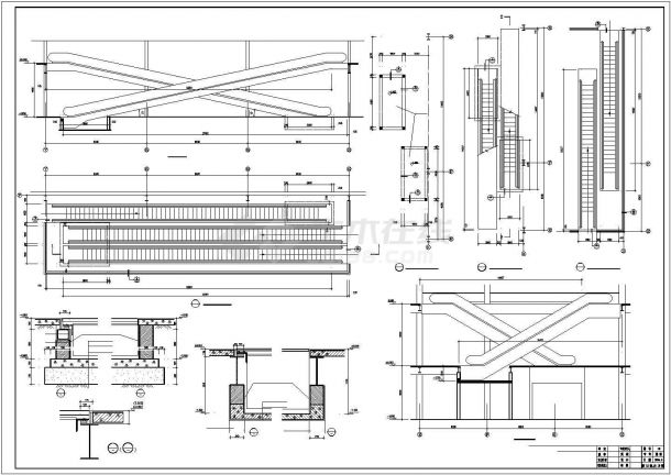 某购物广场大型钢结构超市建筑全套设计CAD图纸设计.dwg-图二