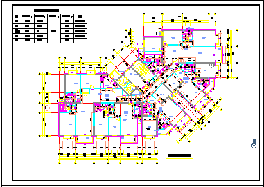 北京某小区超大户型全套cad设计施工图纸_图1