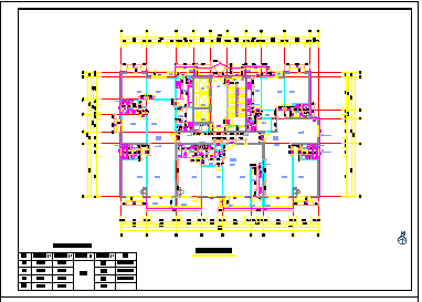 北京某小区超大户型全套cad设计施工图纸-图二