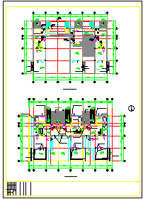 别墅多联空调设计cad线路管线施工方案图纸-图一