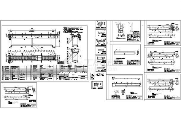 大型平顶链板输送机全套设计CAD图纸-图一