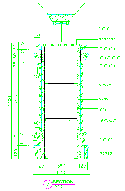 某别墅建筑CAD楼梯设计施工图-图一