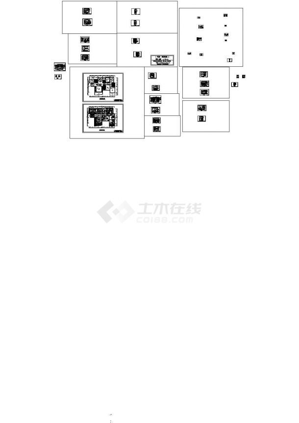 一套精致家裝装修施工图纸.dwg-图一