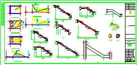 某联排别墅建筑结构设计cad施工图含效果图_图1