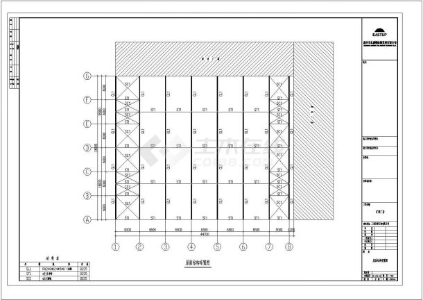 某标准现代三利异型有限公司设计详细施工CAD图纸-图二