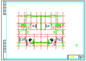 某双拼别墅全套建筑设计cad施工图带效果图-图一