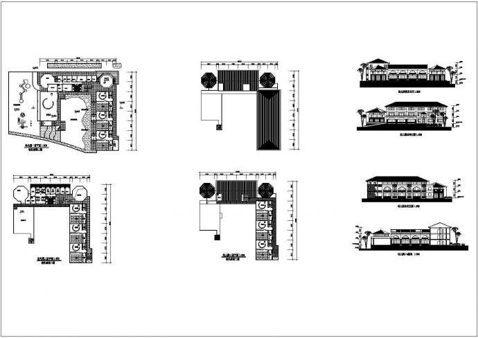 西宁市某社区3层幼儿园建筑设计CAD施工图_图1
