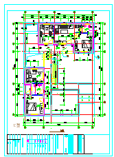 北京玻璃台村新农村别墅C户型建筑cad施工图-图二