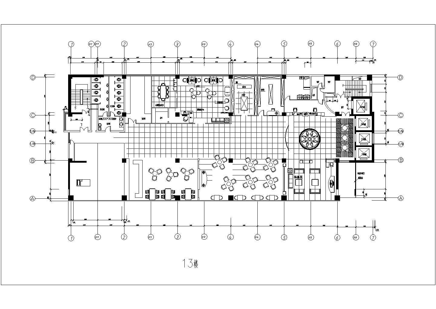 公寓设计_十七层新概念公寓设计CAD图