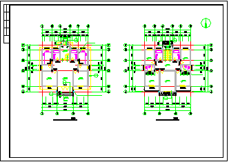 某农村别墅建筑设计CAD平面布置图_图1