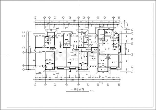 住宅设计_带跃层、带屋顶窗住宅建施CAD图-图二