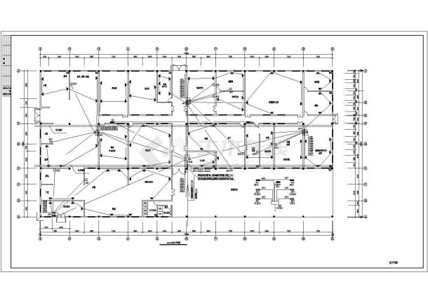 某钢铁制造厂房电气CAD详细施工图纸-图一