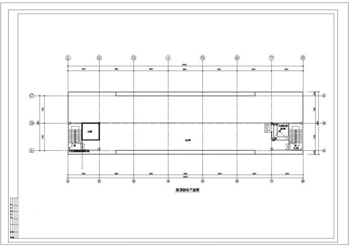 某工业厂房CAD设计详细电气图纸_图1