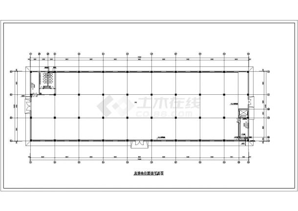 上海某厂房全套CAD完整设计图纸-图二
