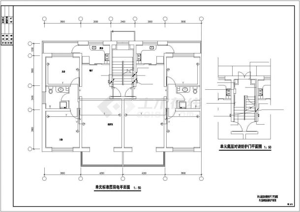 某住宅电气系统CAD施工图-图二