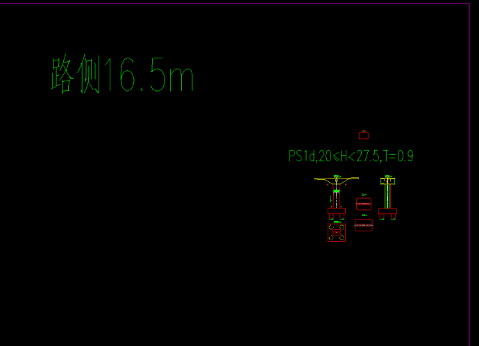 PS1d 路侧桥墩（PS1d）一般构造图_图1