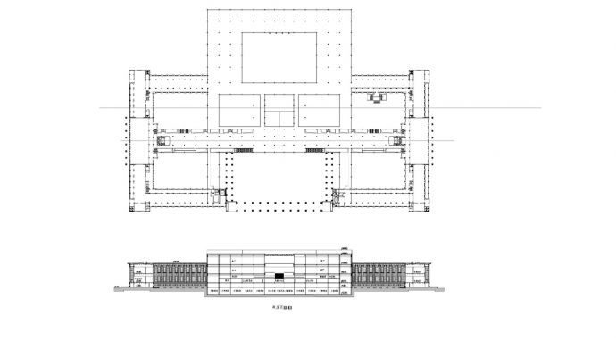 北京国家博物馆CAD全套施工方案图_图1
