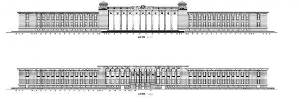 北京国家博物馆CAD全套施工方案图-图二