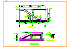 某商场增设自动扶梯加固改造cad施工图纸-图二