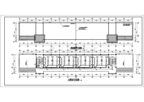 某中学教学楼CAD大样详细设计施工图-图二