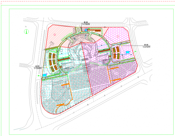 [四川]商务中心办公区域海绵城市建设工程图纸-图一