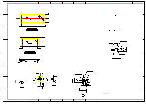 某化工装置区内的地磅基础设计cad施工图纸-图二