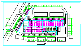 某地农贸菜市场改造建筑设计cad施工图纸-图二