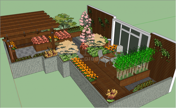 精美花园庭院参考模型-图二