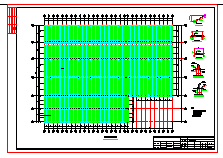 某单层拱形钢结构厂房结构设计CAD施工图纸