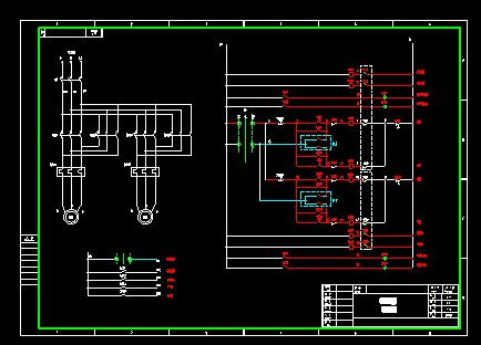 某电动盲板阀门系统CAD图纸设计_图1