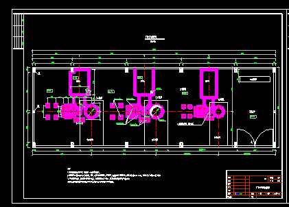 某小型水电站厂房结构布置图（技施阶段）_图1