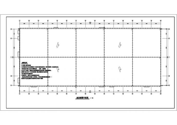 某化工车间照明CAD设计详细平面图_图1