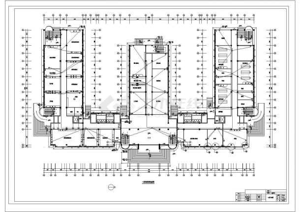 某学院实验楼电气设计CAD详细大样图-图一