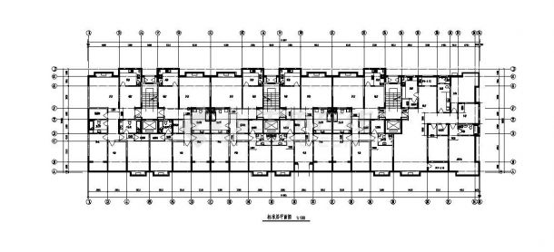某房屋阁楼每单元住宅楼设计图CAD详图-图二
