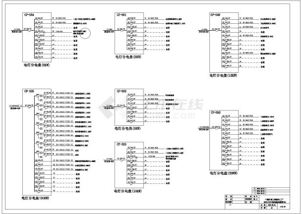 某小商品工厂电气CAD设计平面施工图-图二