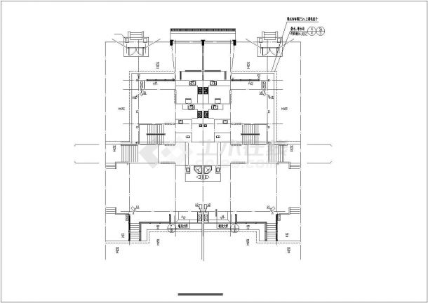 成都芙蓉古城八期（仿古风格）设计cad全套建筑施工图（含设计说明，含古城楼、商业楼、住宅楼及大门等设计）-图一