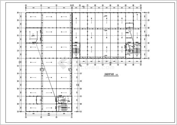 某工业厂房电气CAD大样完整平面图-图一