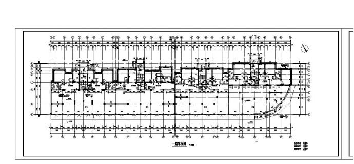 某市区建筑工程布置CAD规划详图_图1