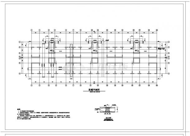 某高层楼建筑工程布置CAD详图-图二