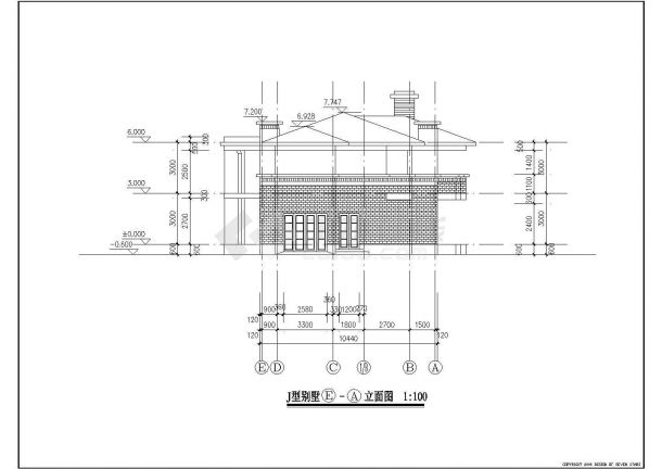 360平米2层高档别墅电气设计CAD施工图-图二