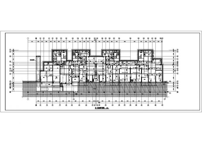 深圳市某居住区34层剪力墙结构住宅楼给排水设计CAD图纸（含机房层）_图1