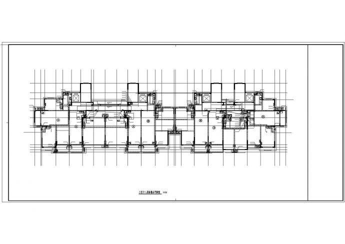 武汉市某居住区9000平米24层剪力墙结构住宅楼给排水设计CAD图纸_图1