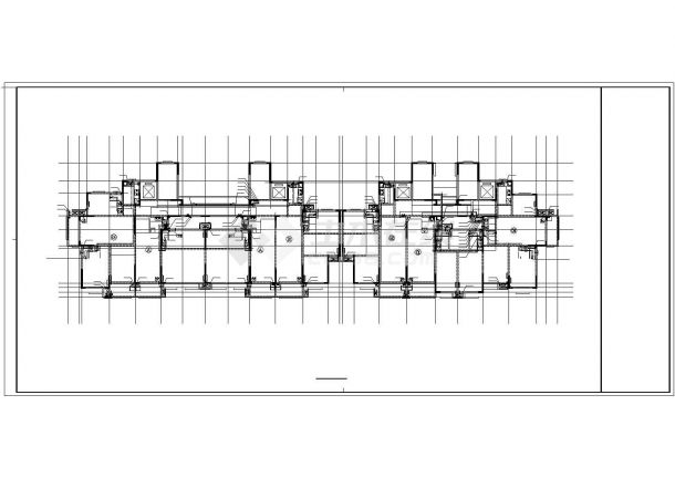 武汉市某居住区9000平米24层剪力墙结构住宅楼给排水设计CAD图纸-图二