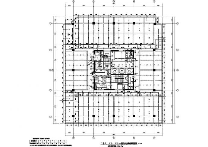 大连市馨斓家园小区31层住宅楼全套自动喷淋系统设计CAD图纸_图1