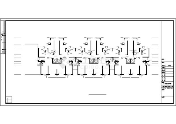 成都市某街道2.7万平米32层商住一体楼给排水设计CAD图纸（1-2层商用）-图二