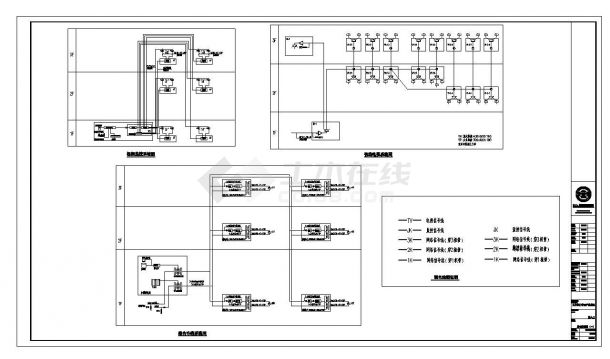 贵州某产业园入口综合楼电气施工图CAD规划详图-图一
