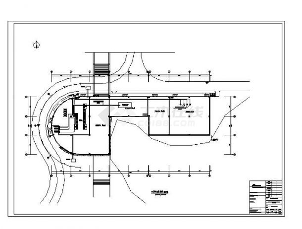 贵州学校设备用房电气结构布置施工图CAD规划详图-图一