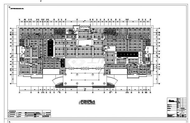 某人民医院分院门诊楼电气结构布置规划详图-图二